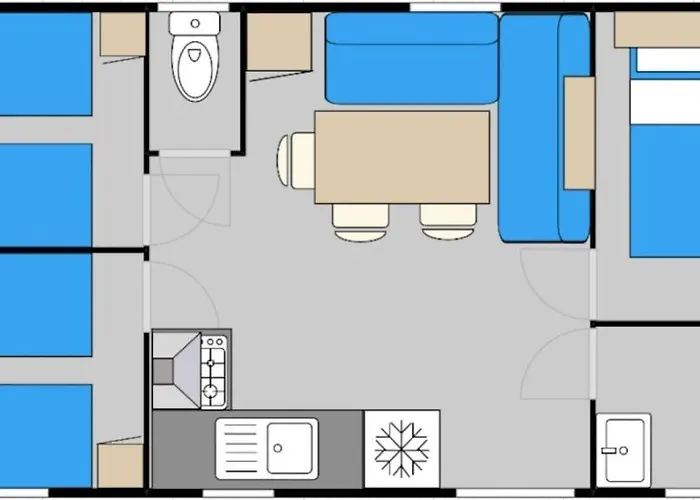 Camping 3 étoiles - Piscine - Ccaaafi
